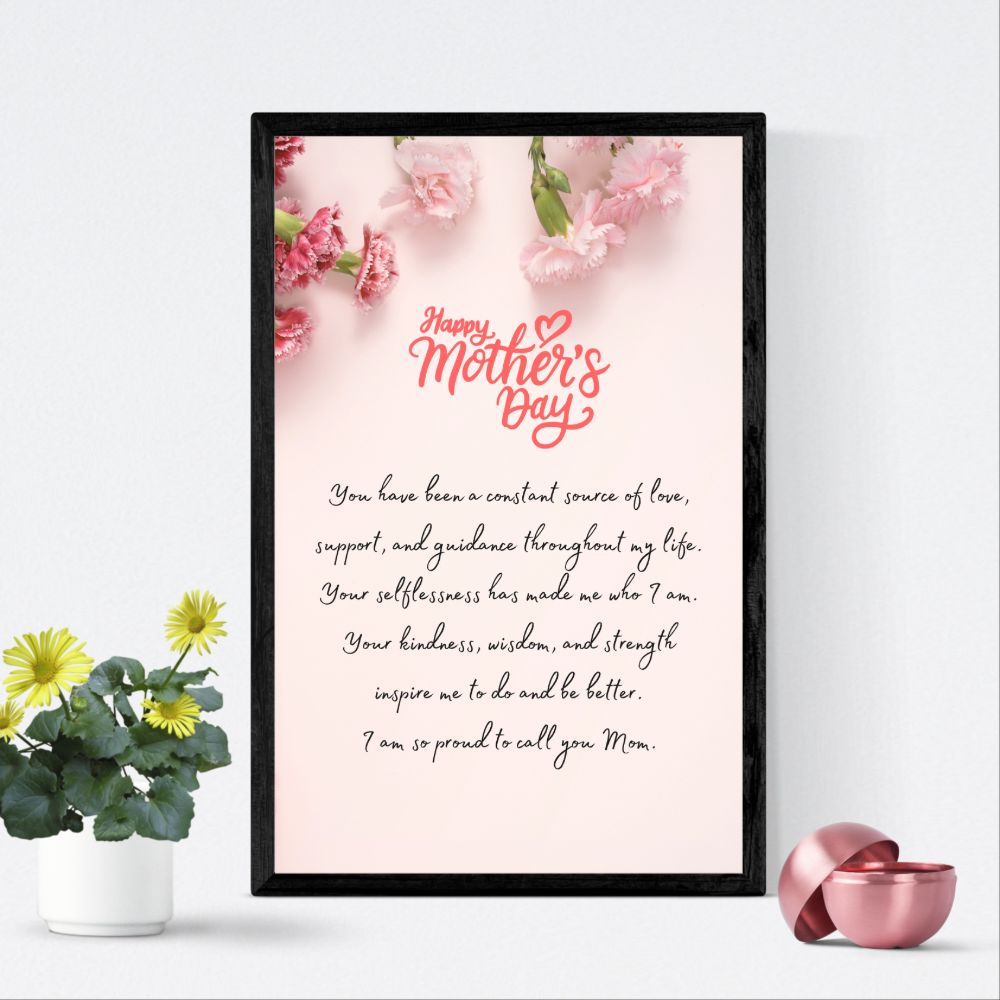 Mother's Day Print Gift, Flower Design
