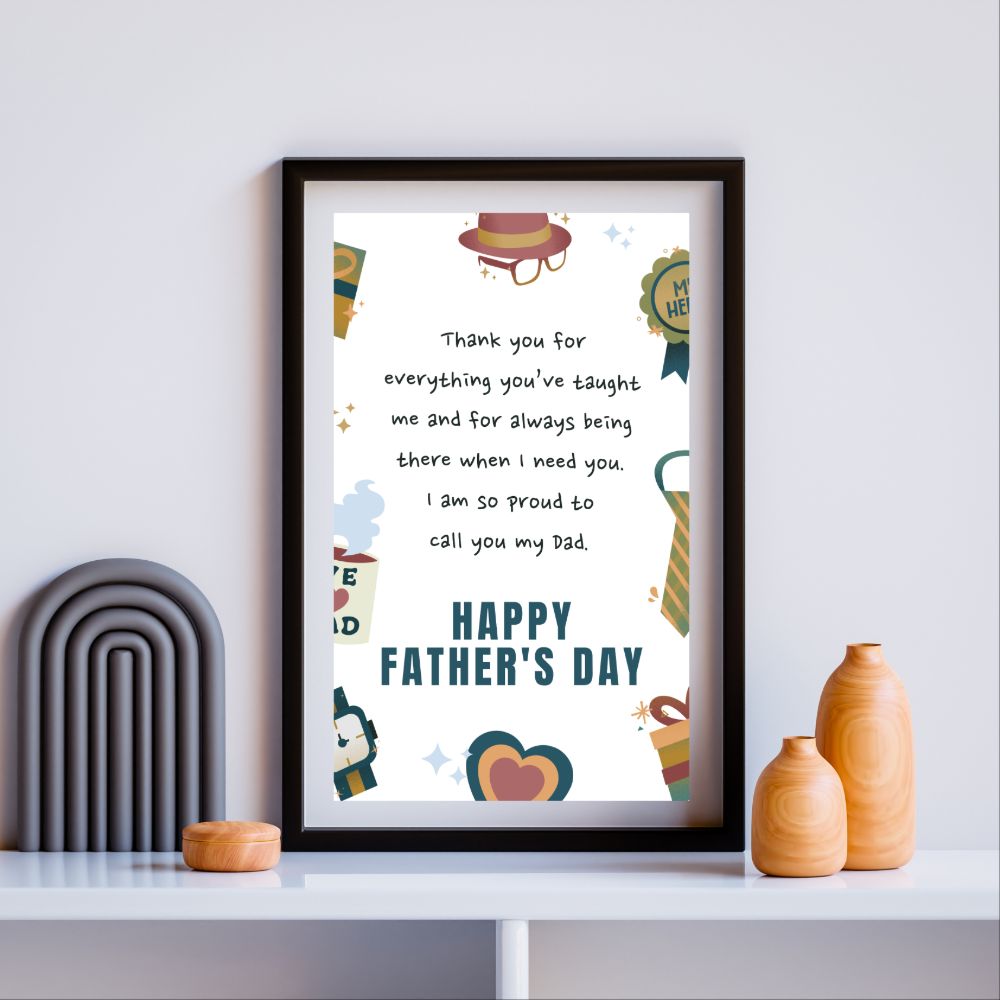 Father's day Print, Proud