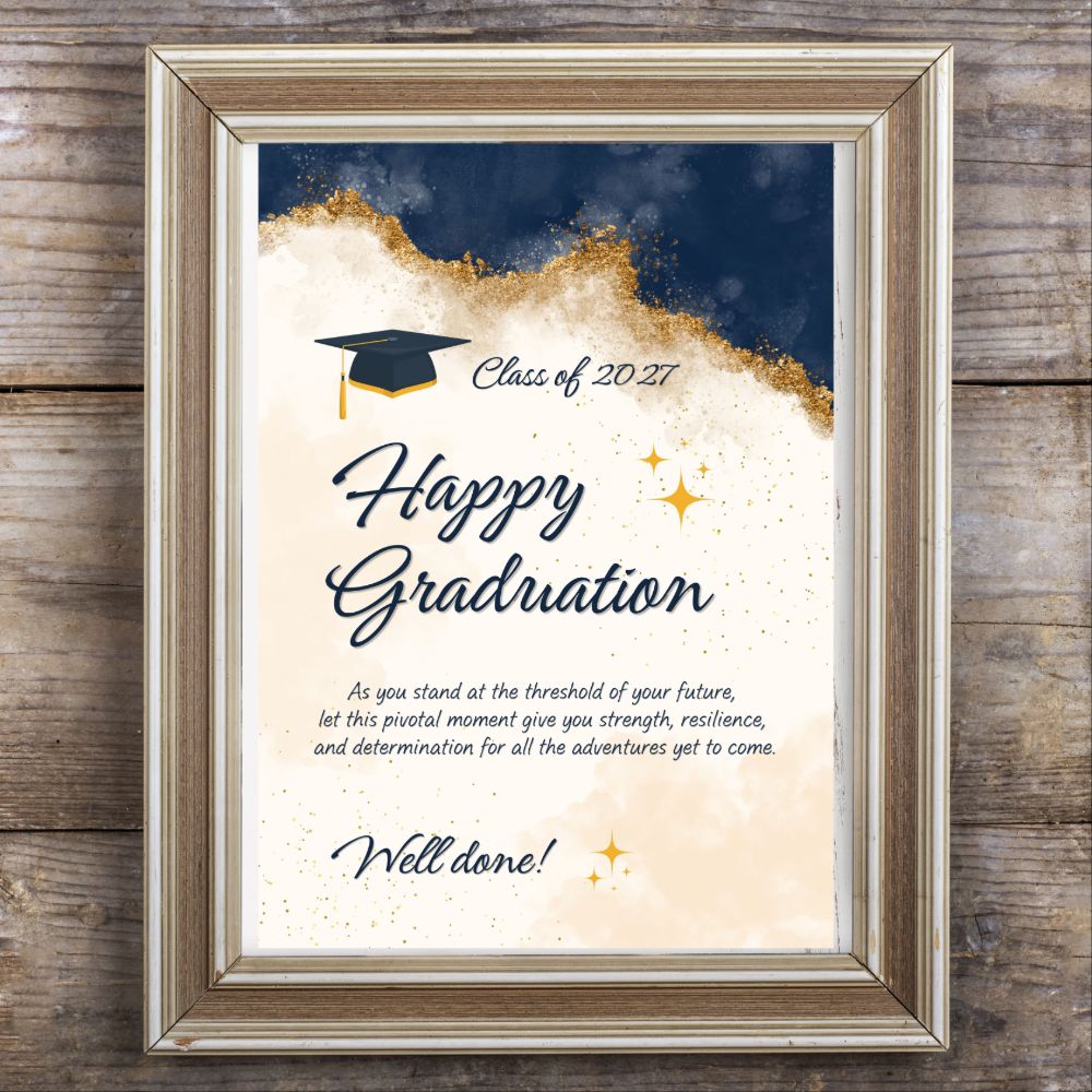 Happy Graduation Print | Art Of Perspective