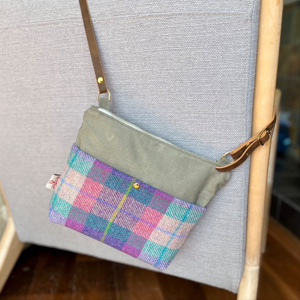 Harris Tweed crossbody bag