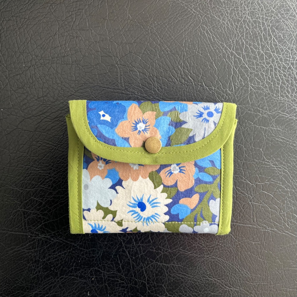 Coated Cotton Wallet