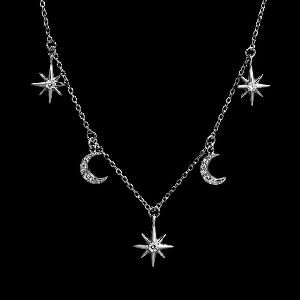 Moon star necklace — photo 3