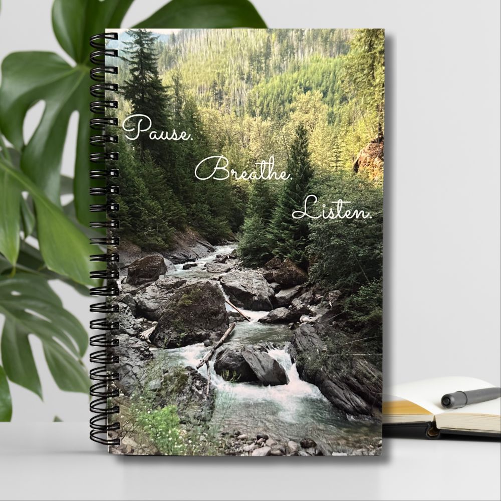 Pause. Breathe. Listen. Notebook — photo 3