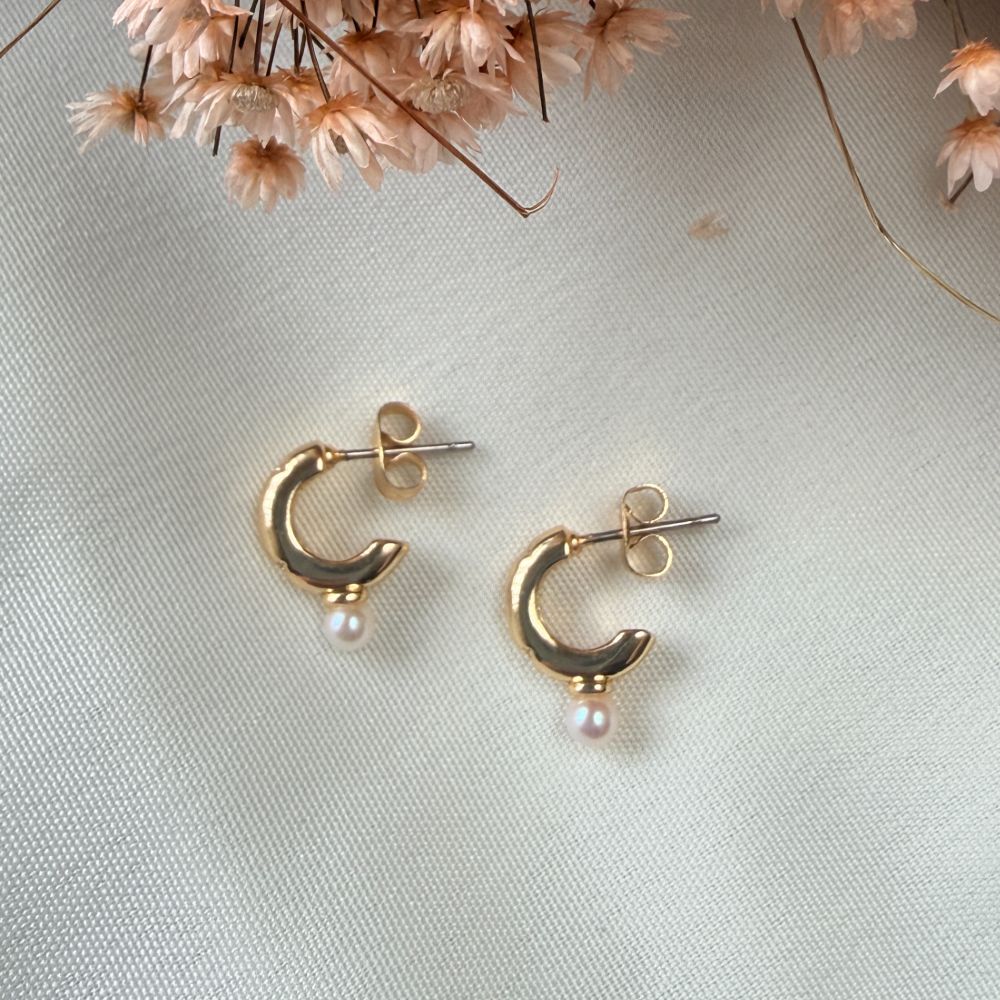 Mini Star Hoop Earrings