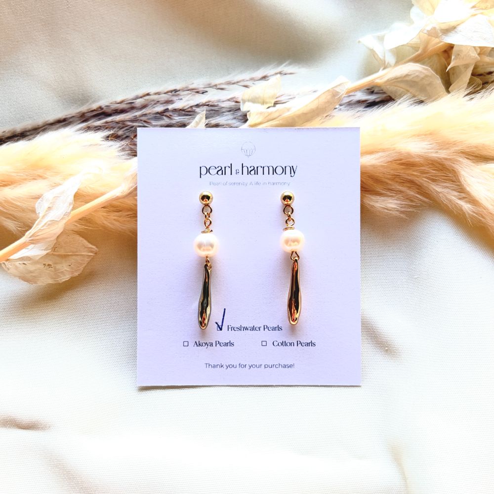 Metal Drop Earrings