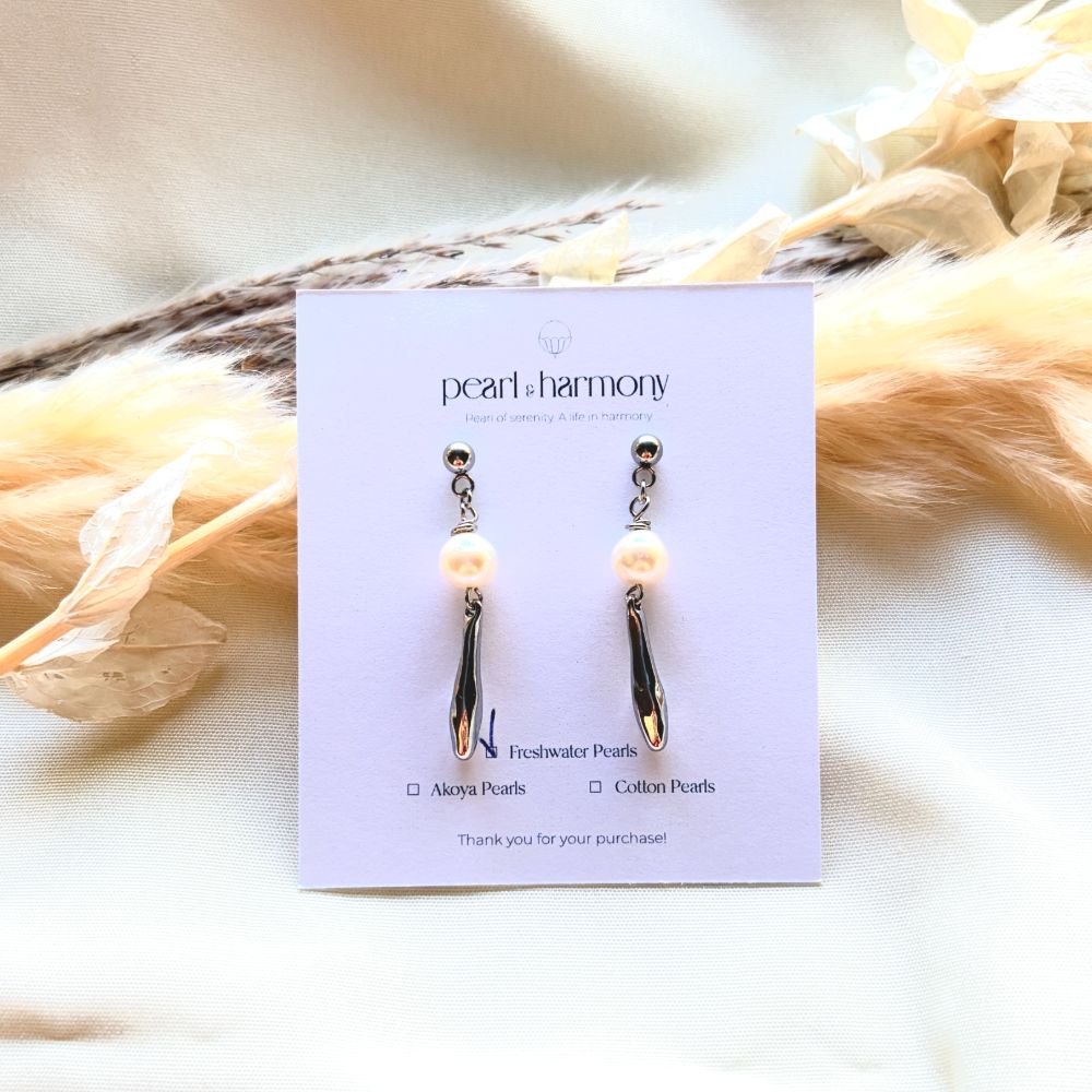 Metal Drop Earrings — photo 2