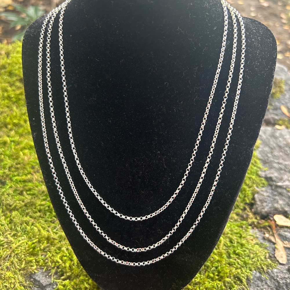 Rolo chain (925 sterling silver)