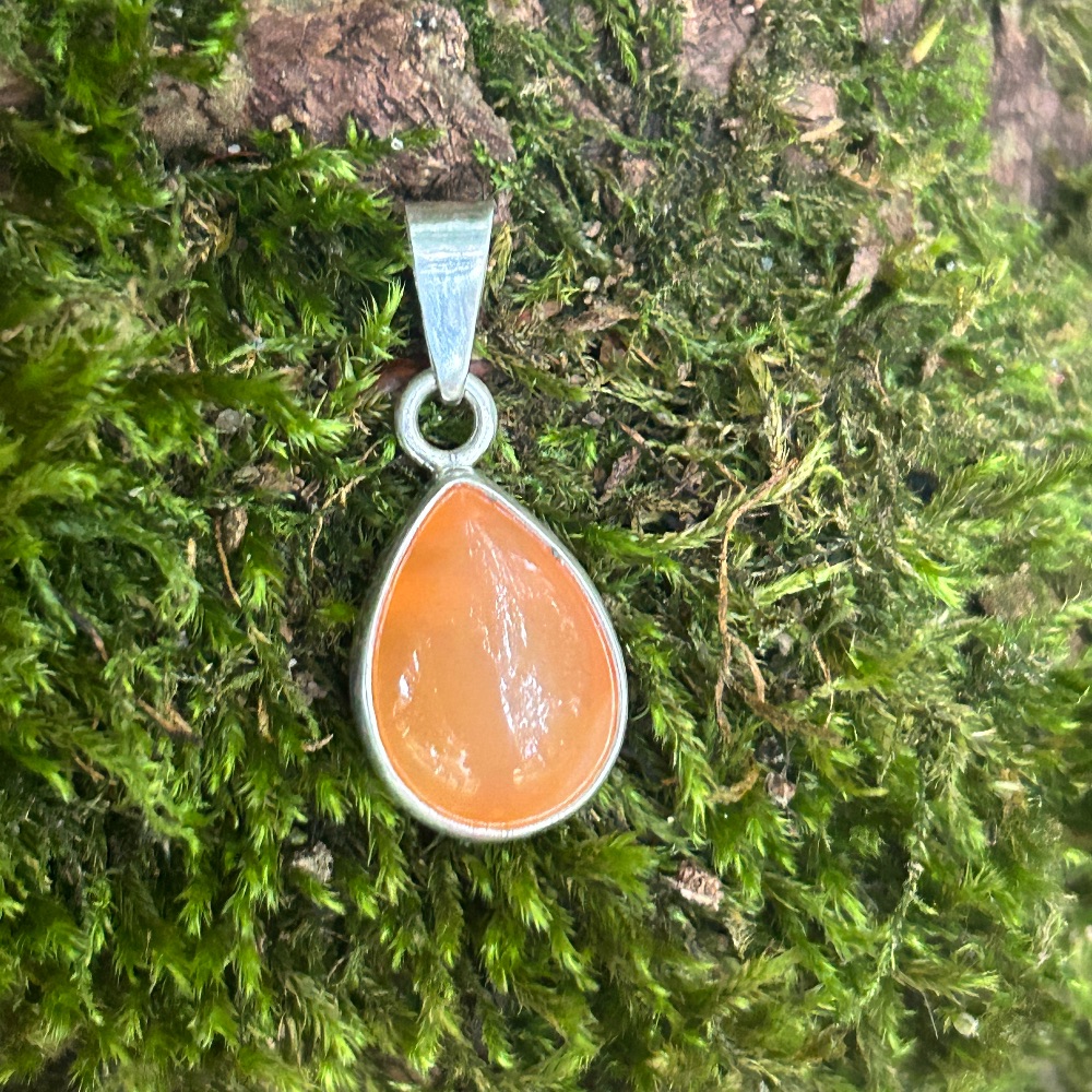 Tarob Carnelian & 925 silver pendant