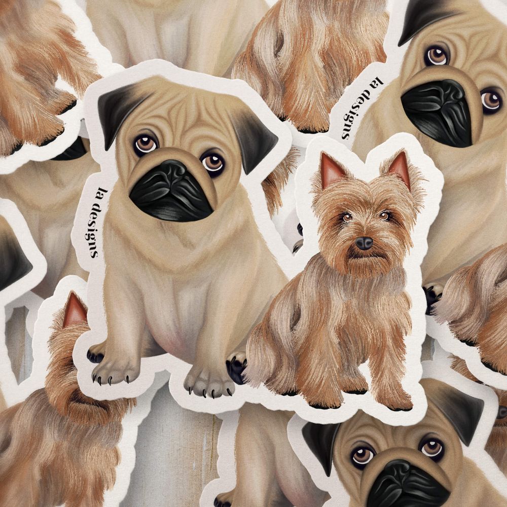 la designs Super Matte Vinyl Stickers — photo 3