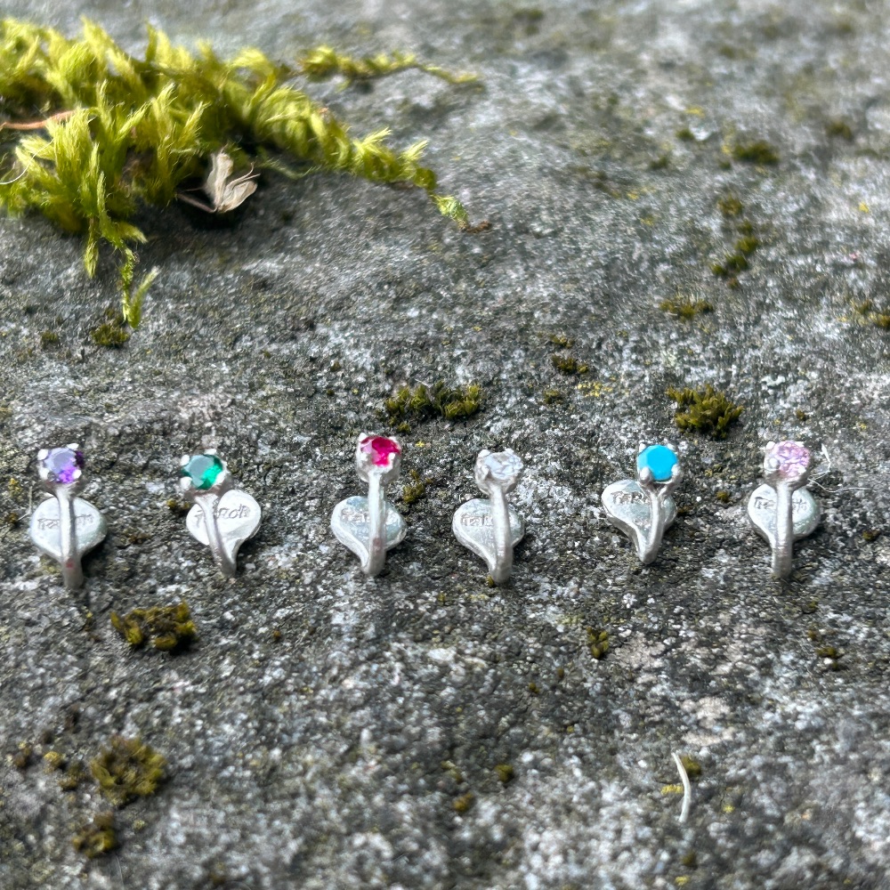 Faux Nose Ring (925 silver & Cubic Zirconia