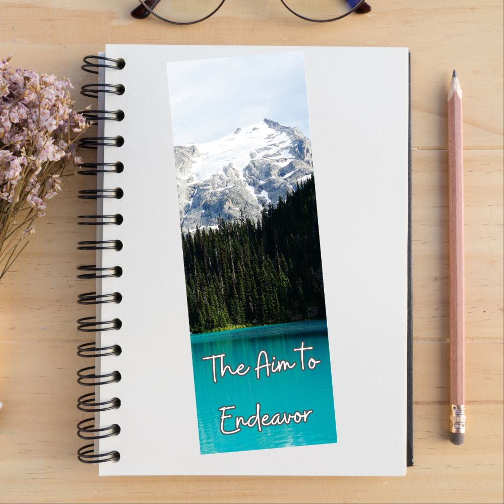 The Aim to Endeavor Bookmark