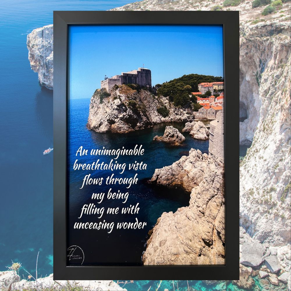 Unceasing Wonder Poetry Quote Print, 8x10