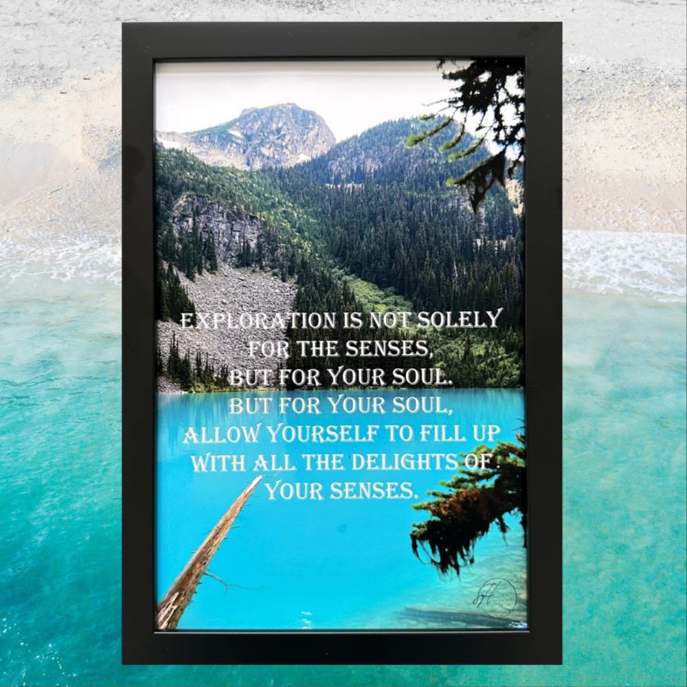 Exploration of the Soul Inspirational Quote Print, 8x10