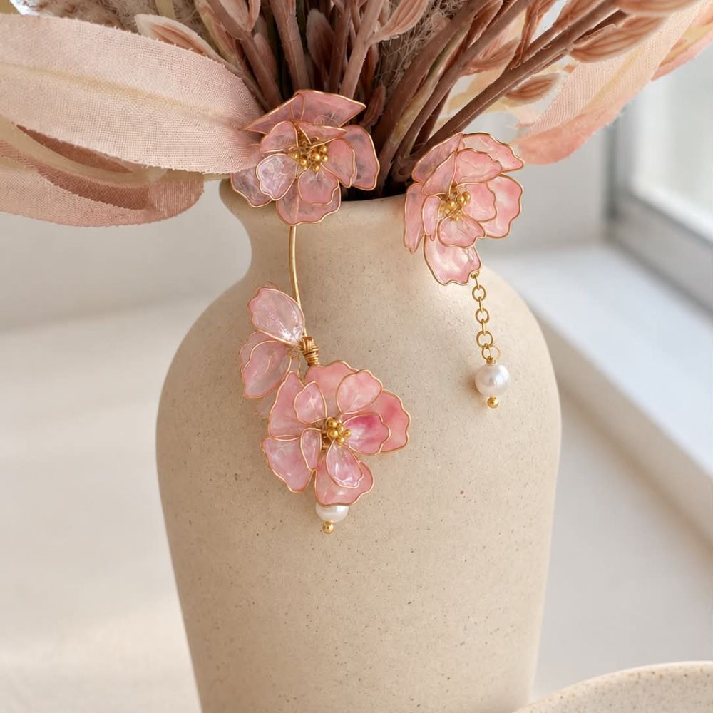 Blush Blossom Earrings — photo 2