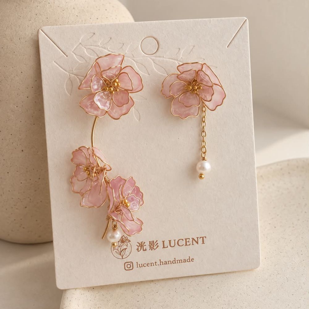 Blush Blossom Earrings