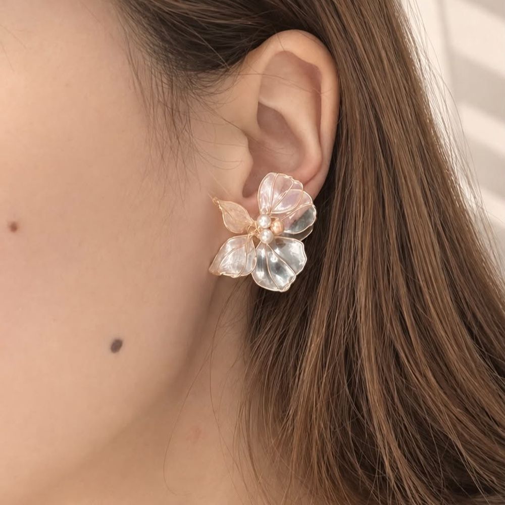 Shimmering Veil Earrings — photo 2