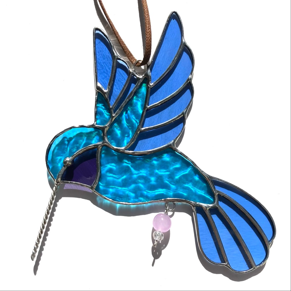 SG Hummingbird blue iridescent