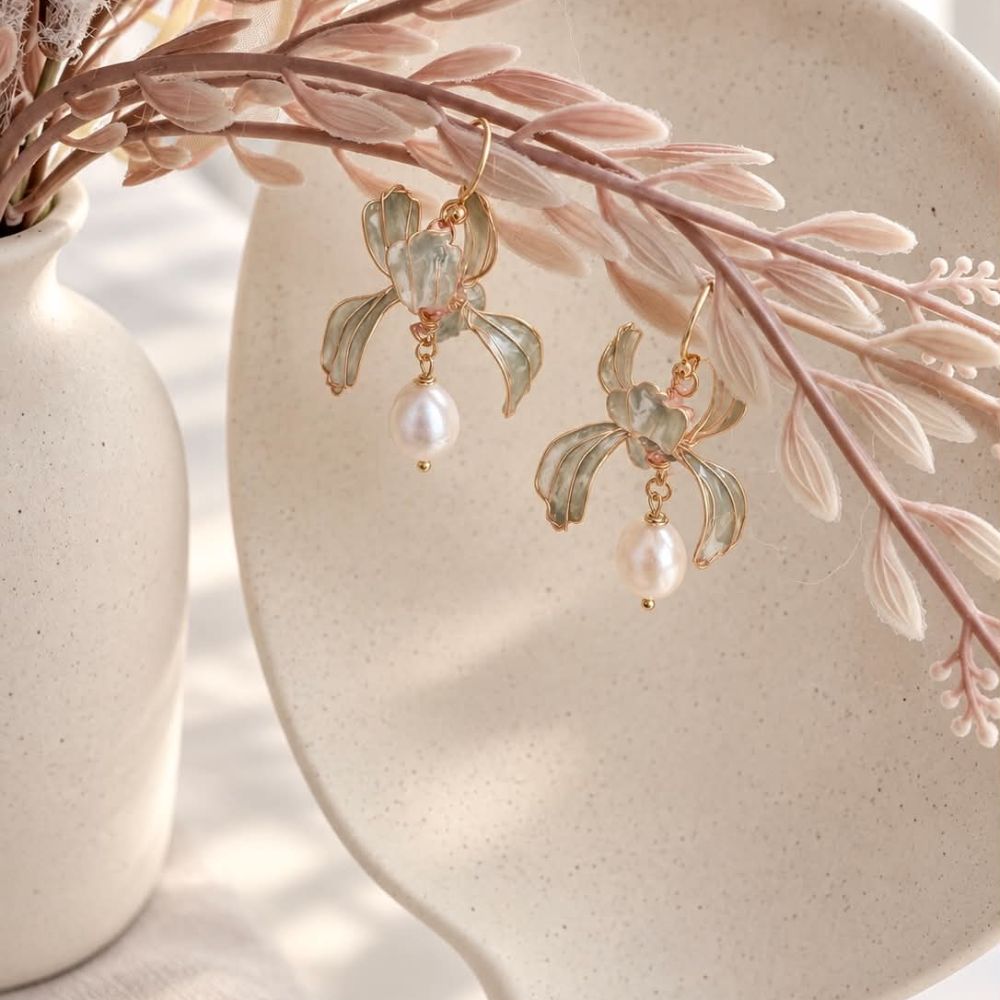 Iris Dangle Earrings
