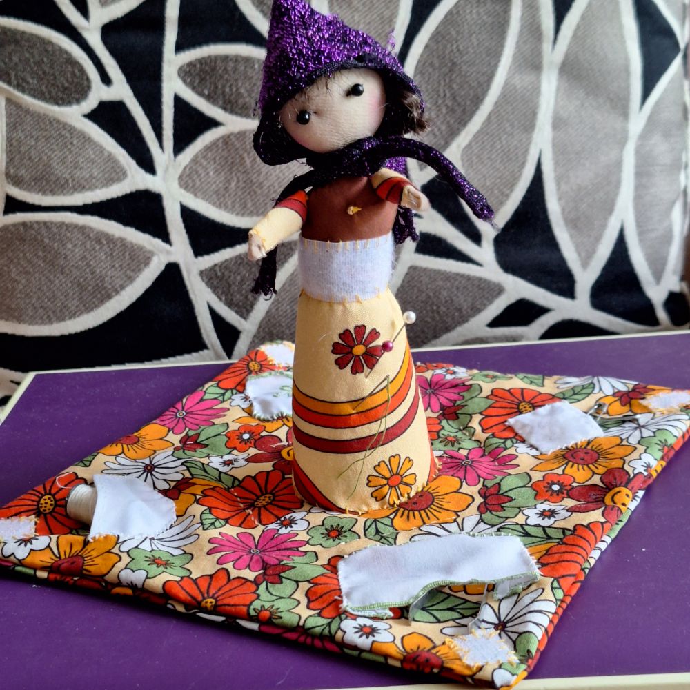 PWU Open Dress Doll Pin  Sew Kit