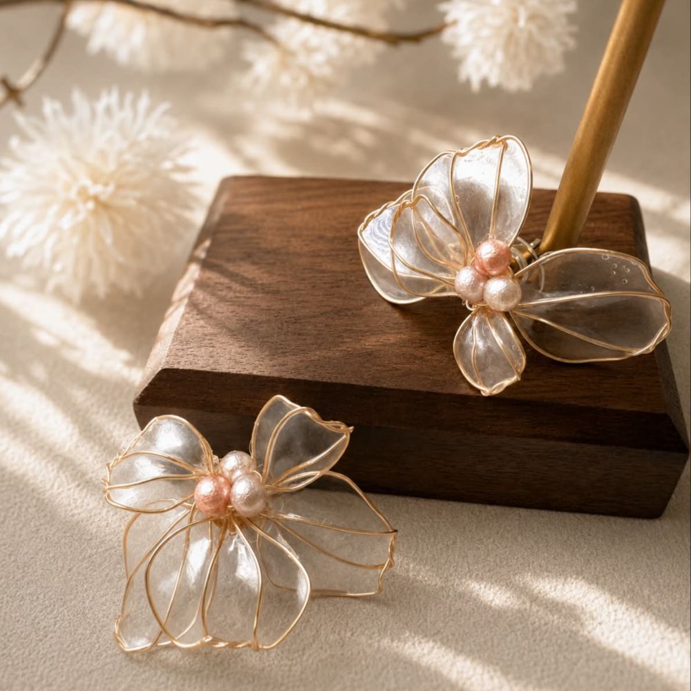 Shimmering Veil Earrings