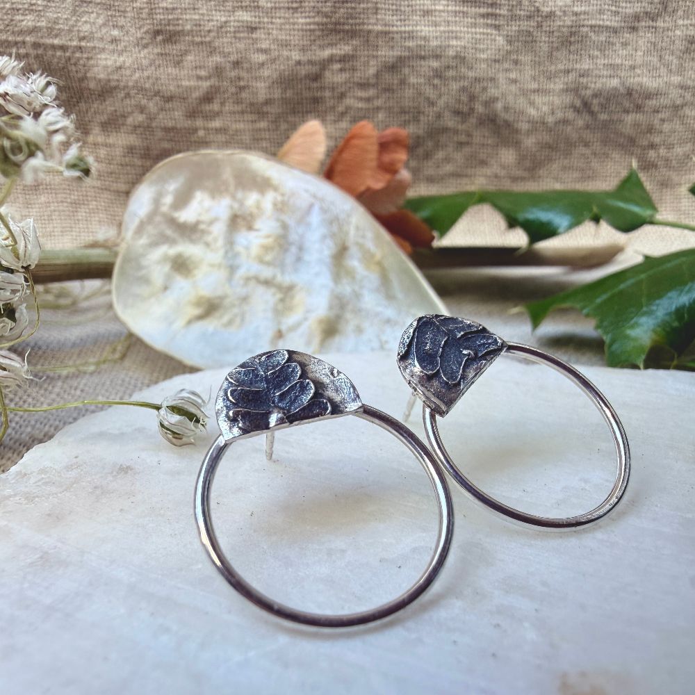 Fern Circle Earrings — photo 2