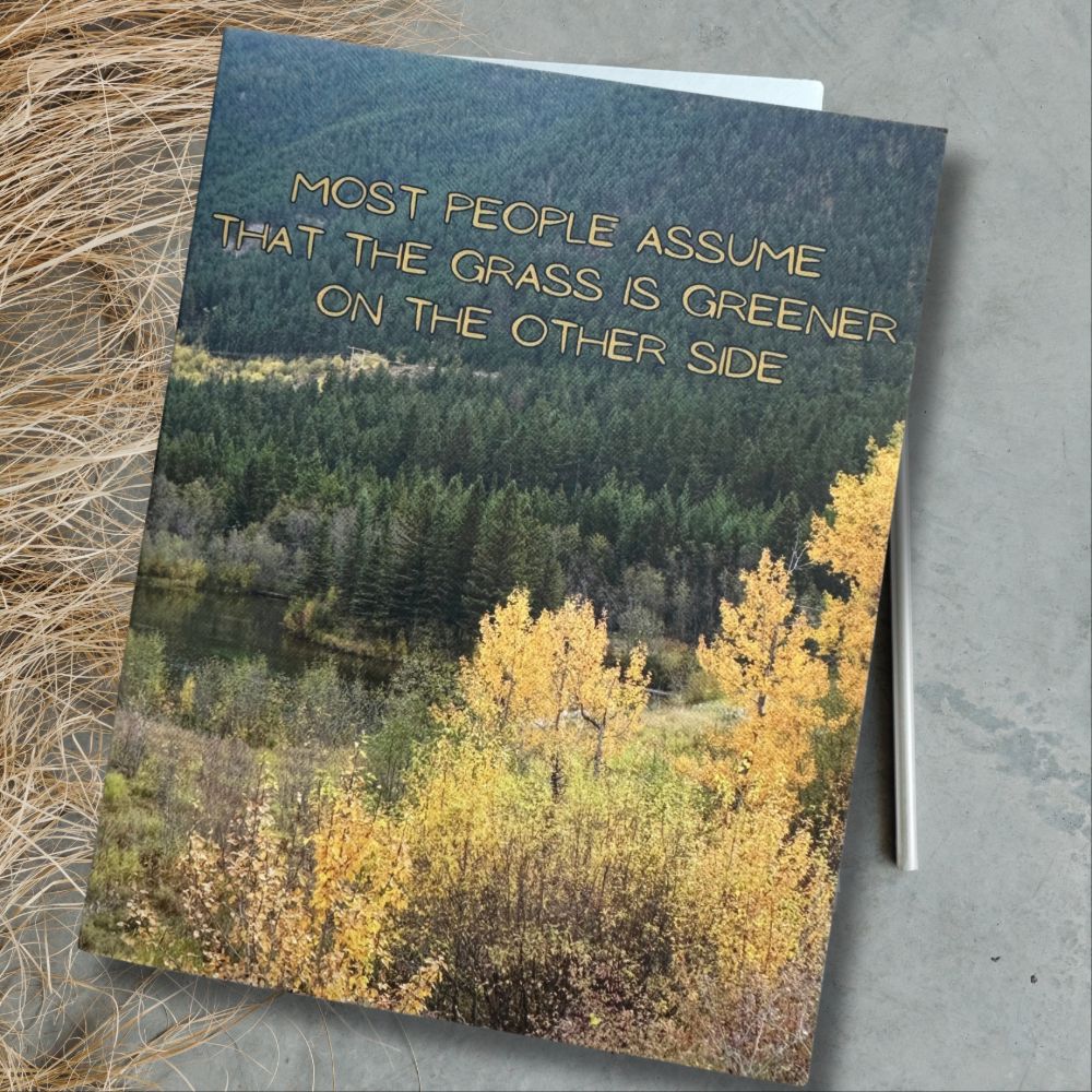 Greener Grass Greeting Card