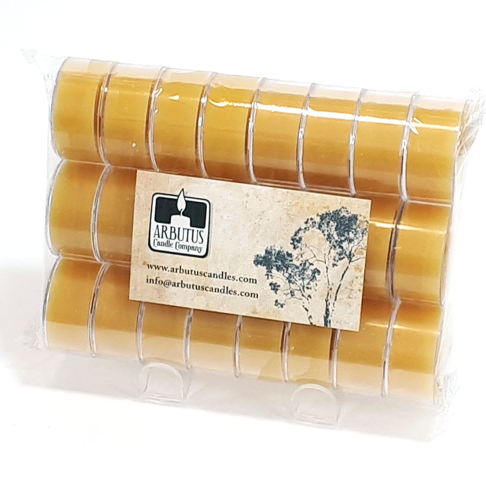 Beeswax Tealight Candles x24