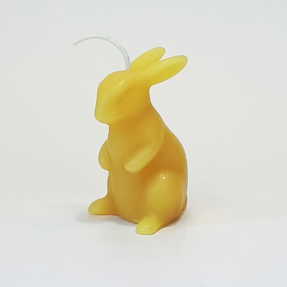 Beeswax Hare Candle