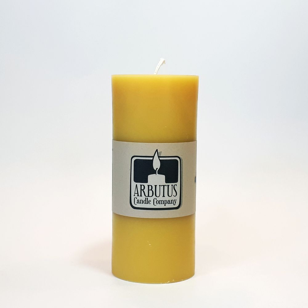 Beeswax 3”x7” Pillar Candle