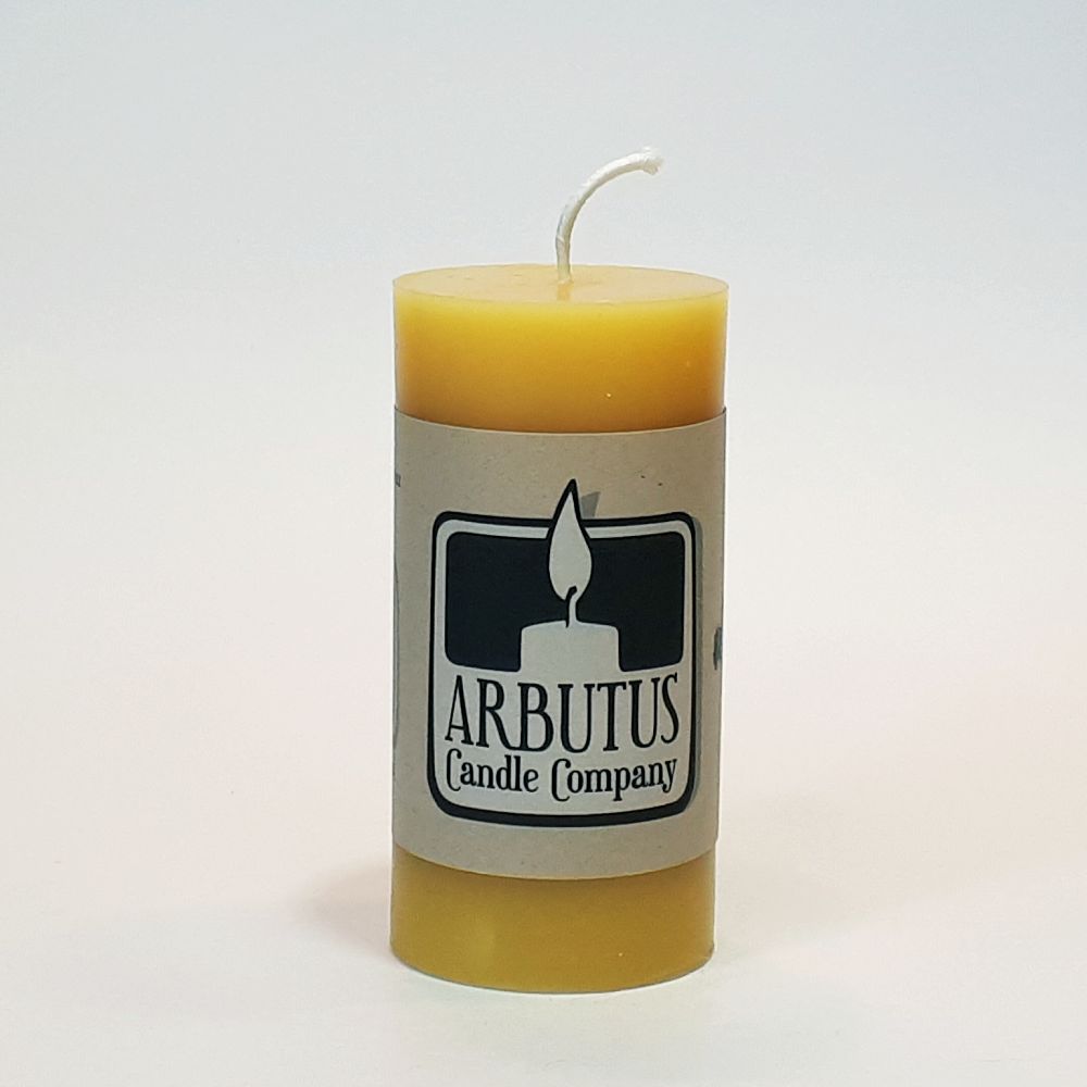 Beeswax 2”x4” Pillar Candle
