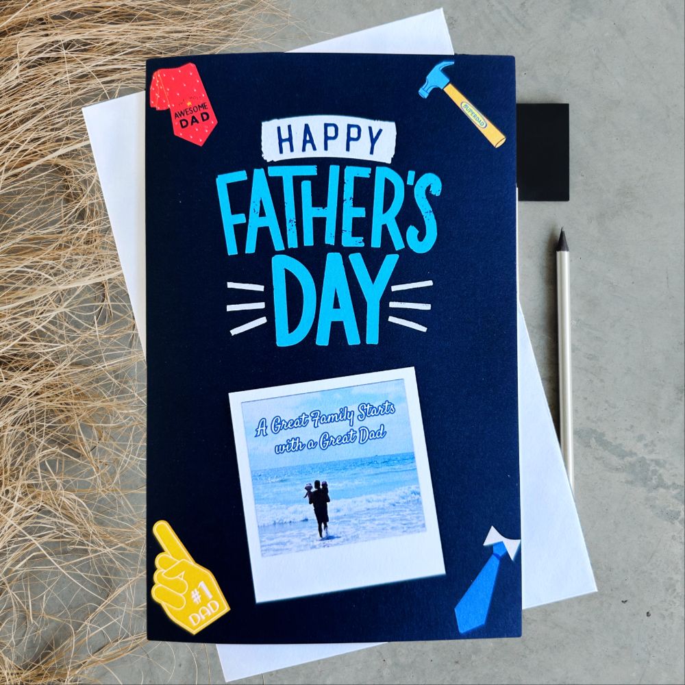 Father's Day Card, Super Hero Great Dad