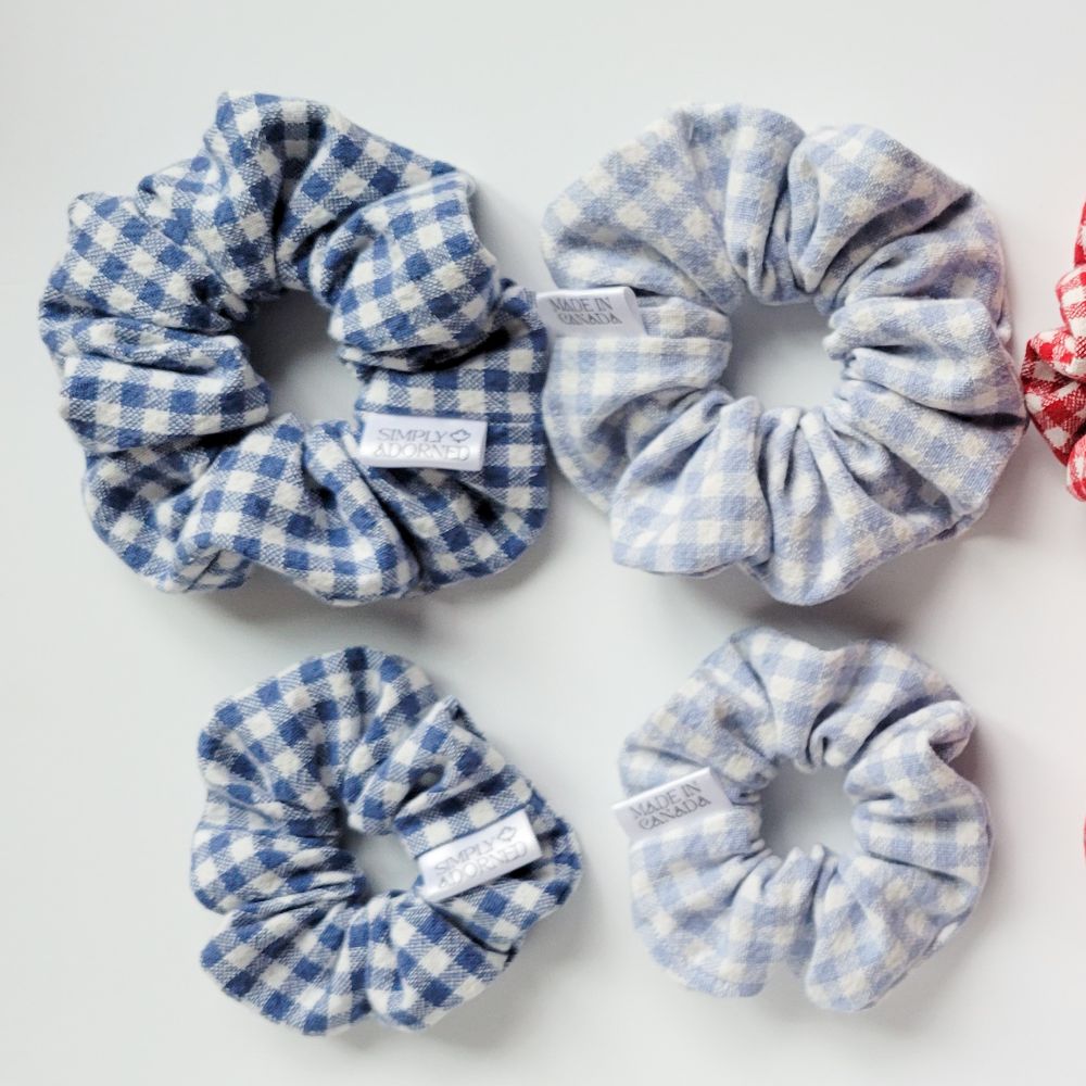 Mini Gingham Scrunchie — photo 2