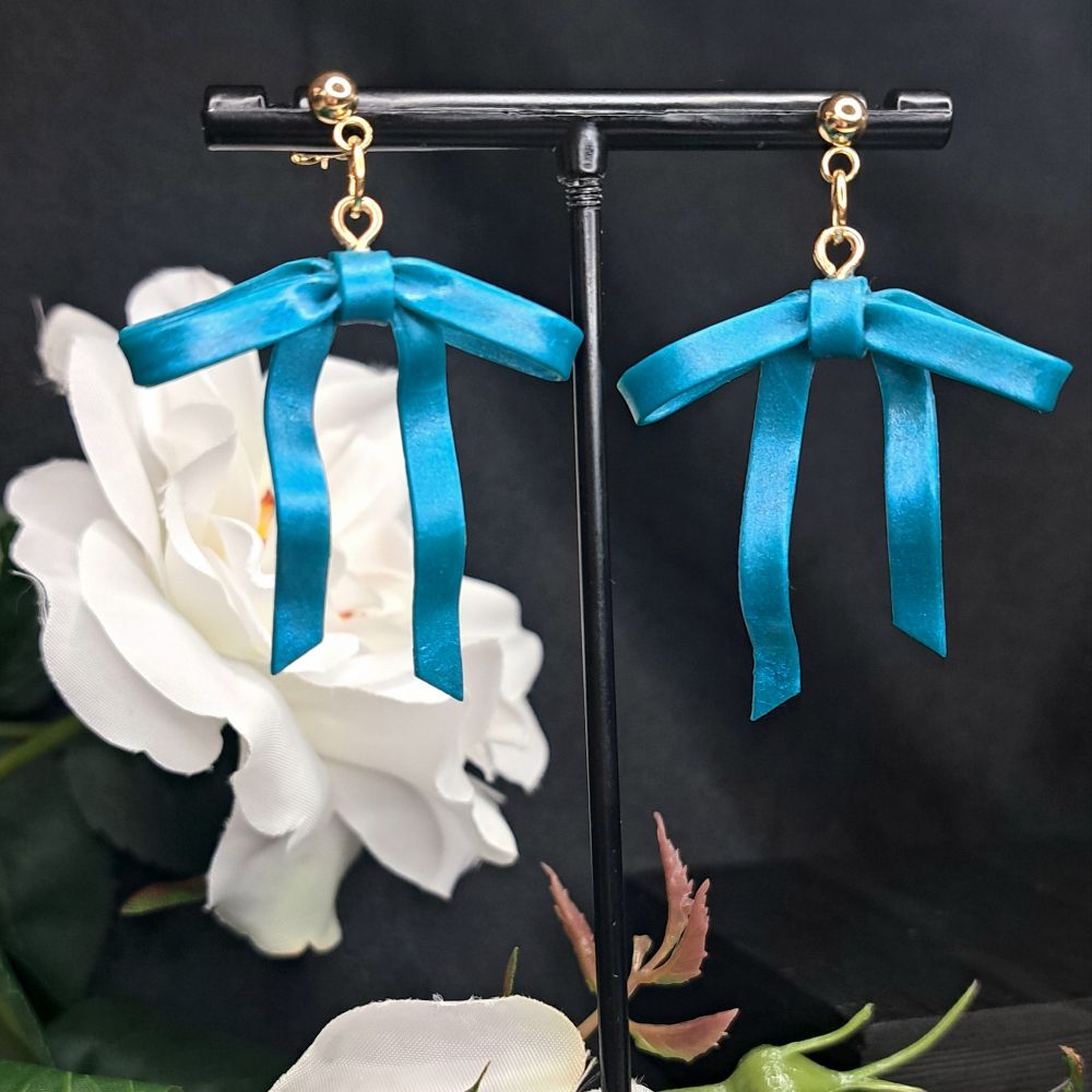 Bow Earrings - Dangles