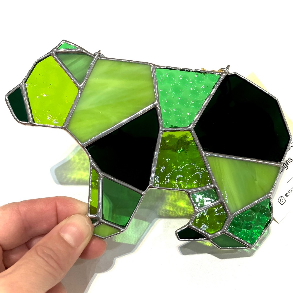 SG Geometric bear green