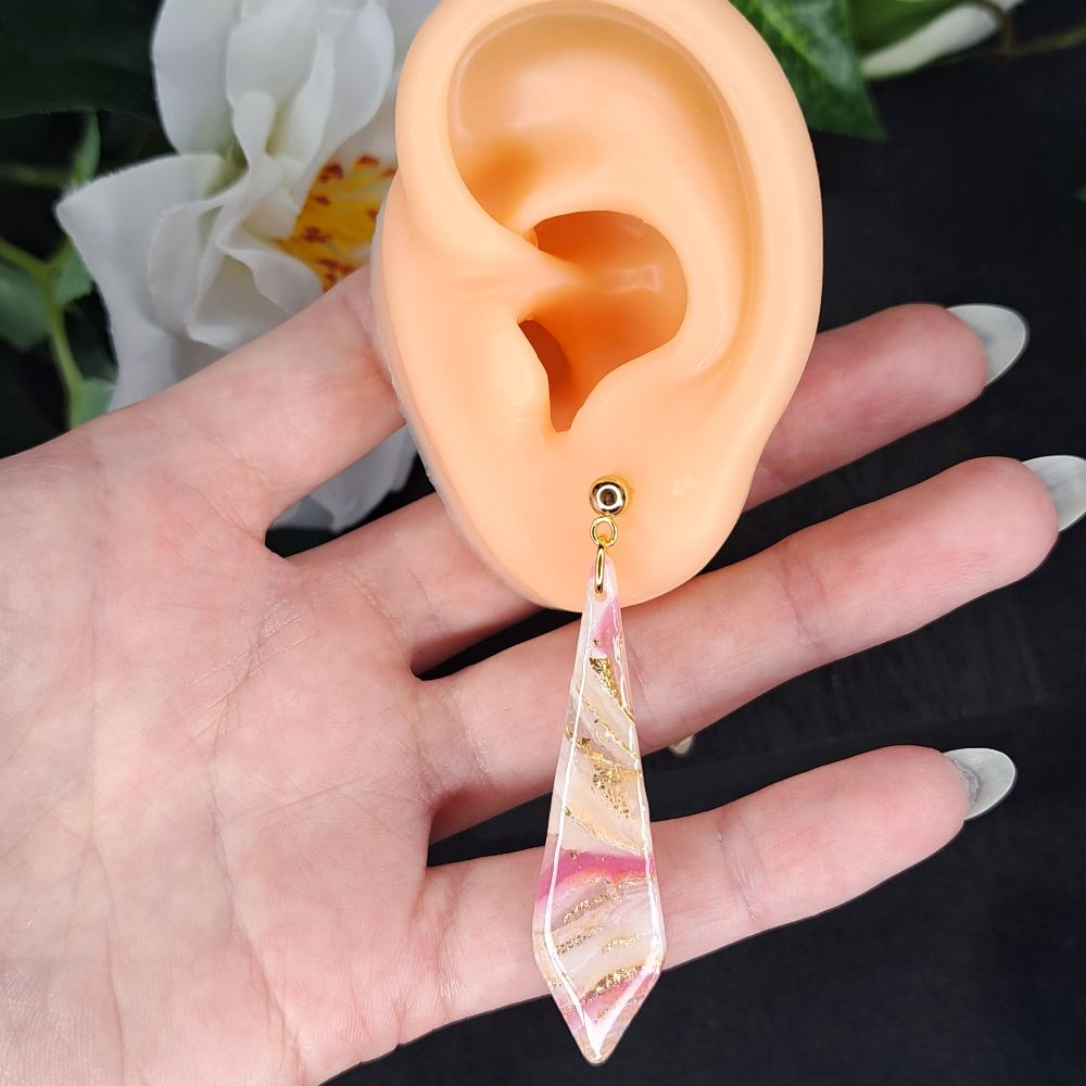 Leona Long Prism Agate Earrings - Dangles — photo 8