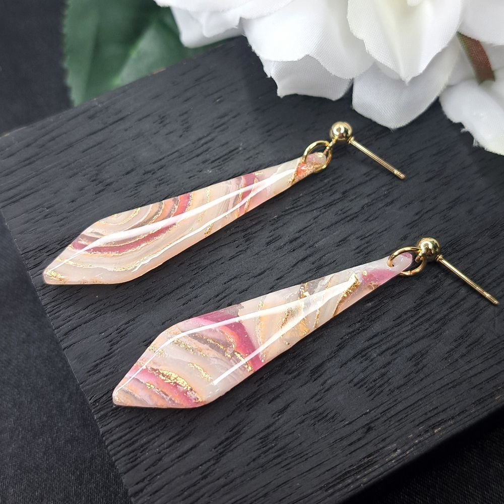 Leona Long Prism Agate Earrings - Dangles — photo 9
