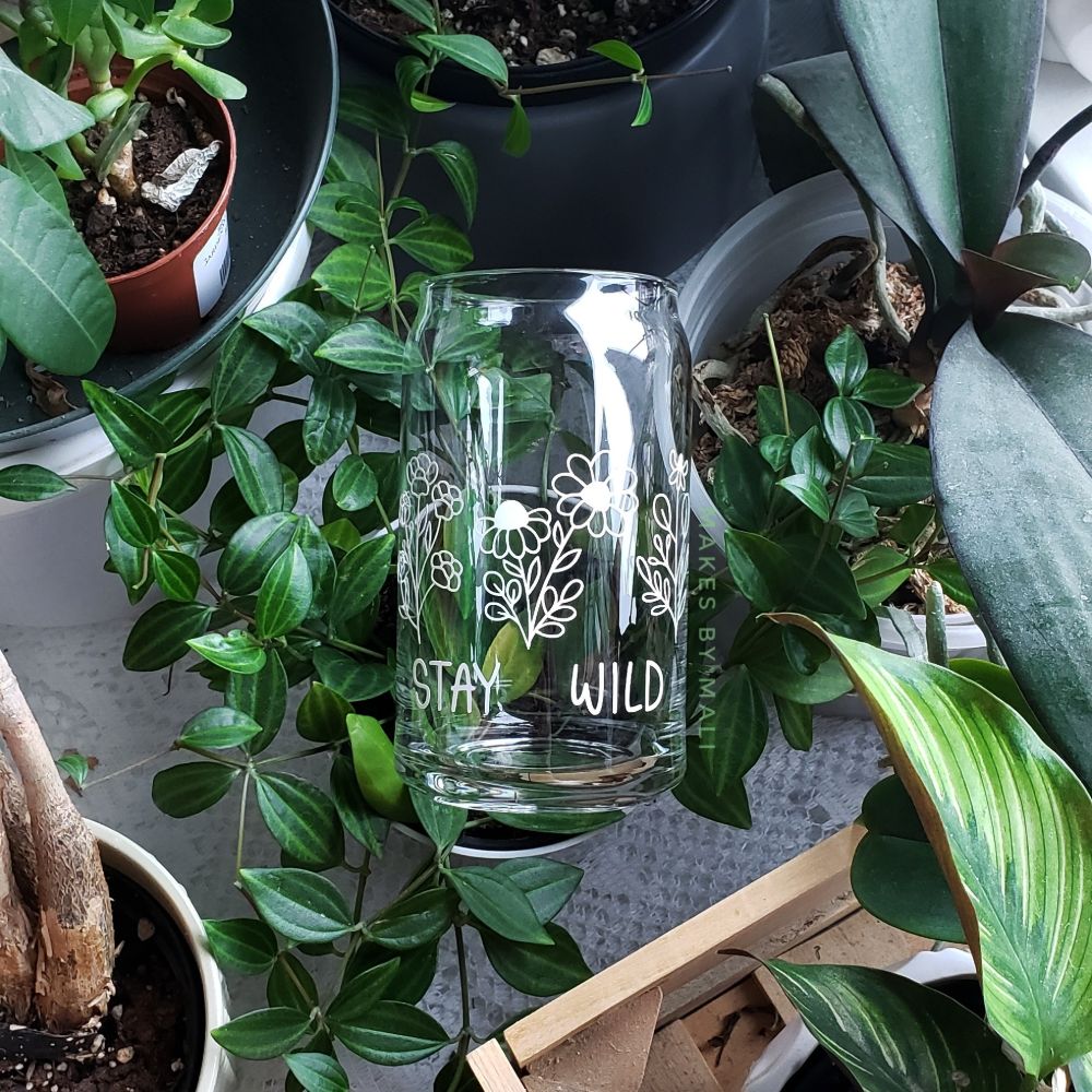 16oz Glass Tumbler - Wildflower — photo 6