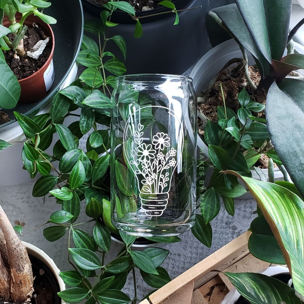 16oz Glass Tumbler - Wildflower — photo 8