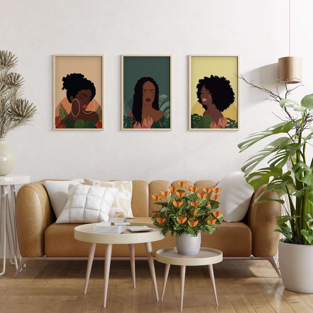 la designs Haitian Queens Art Prints