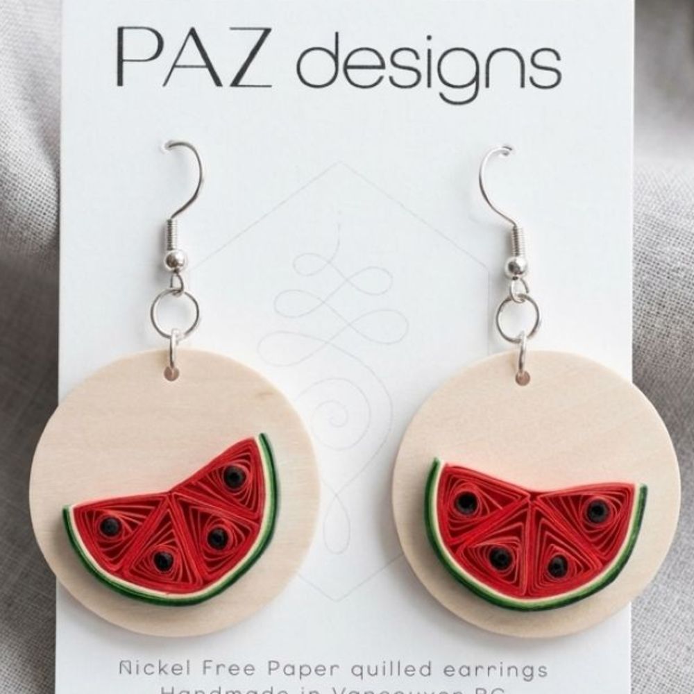 Paper Quilled Earrings — photo 3