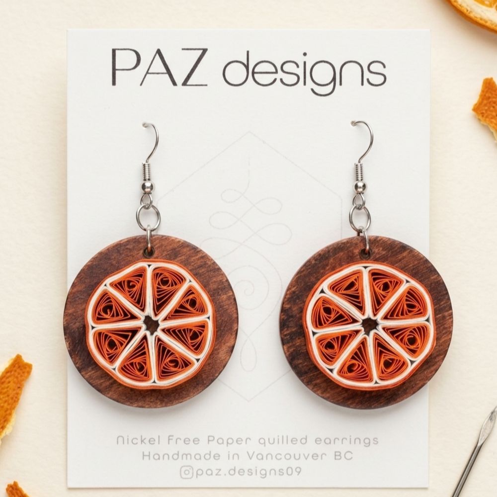 Paper Quilled Earrings — photo 4