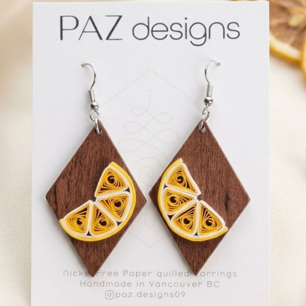 Paper Quilled Earrings — photo 5