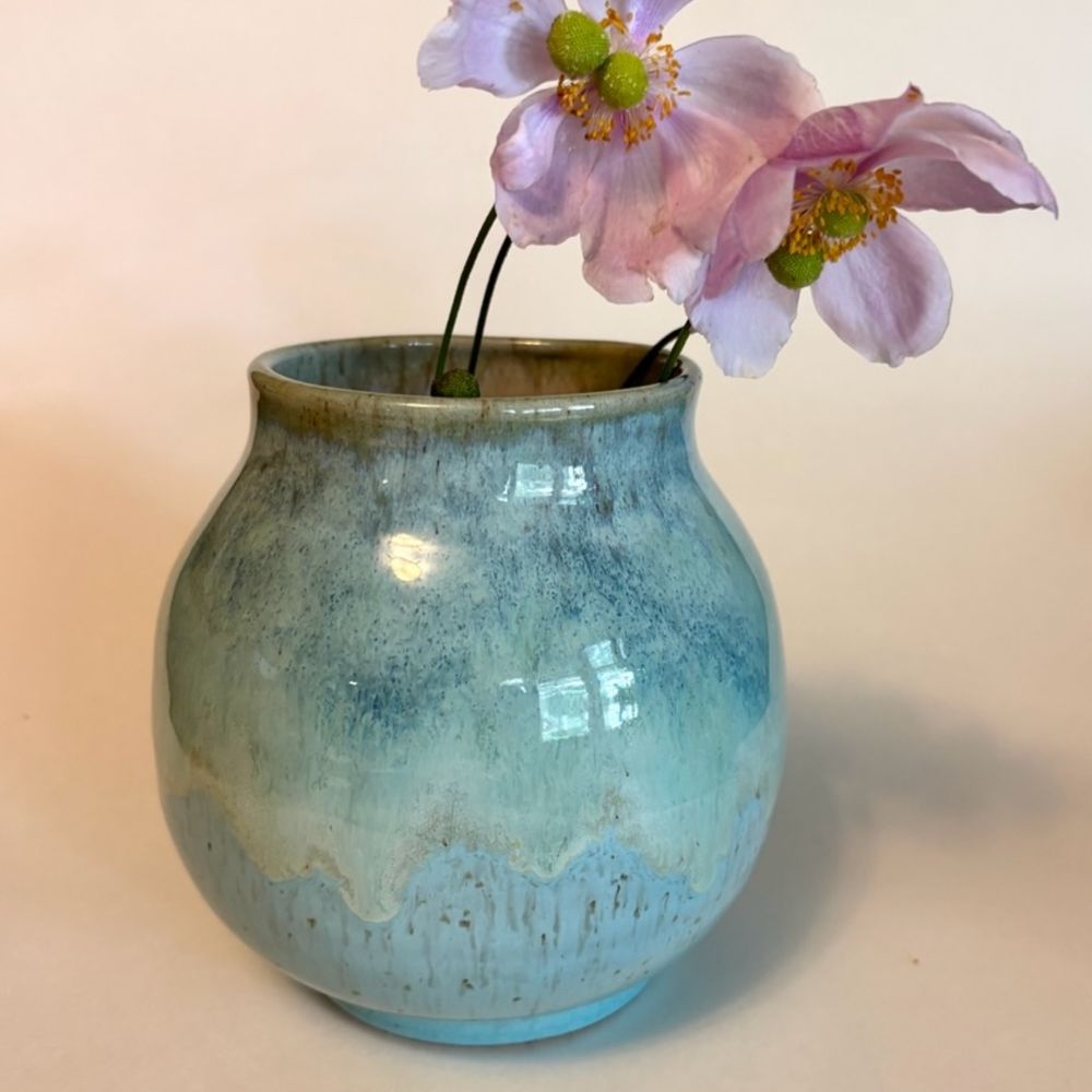 Sakura Moon Jar Vase