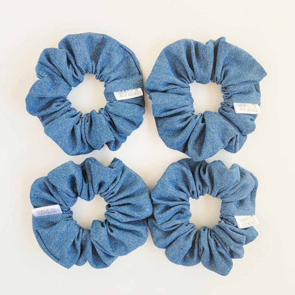Denim Scrunchie