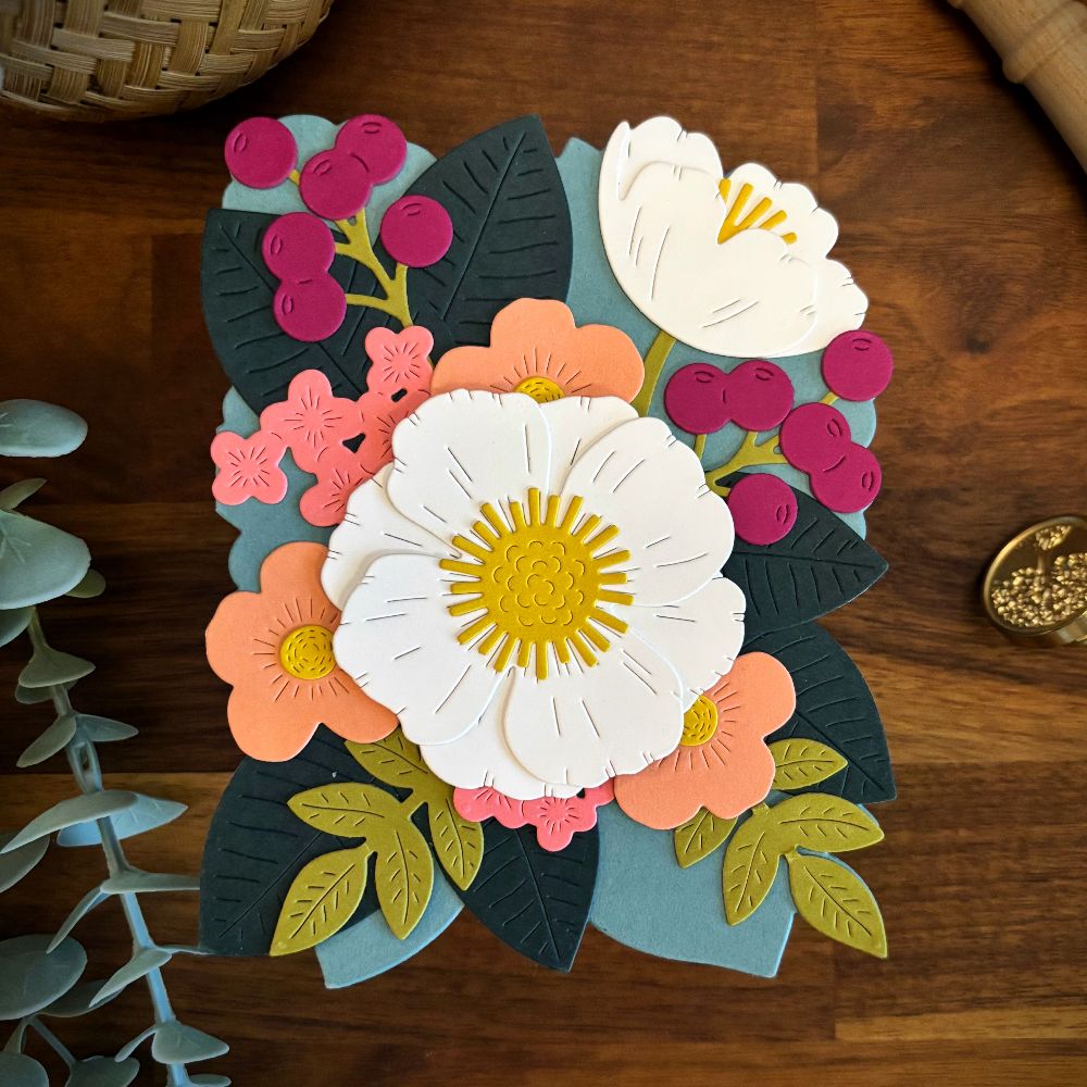 Primrose Mix Shaped Card (Wiseacre Cardmaker)