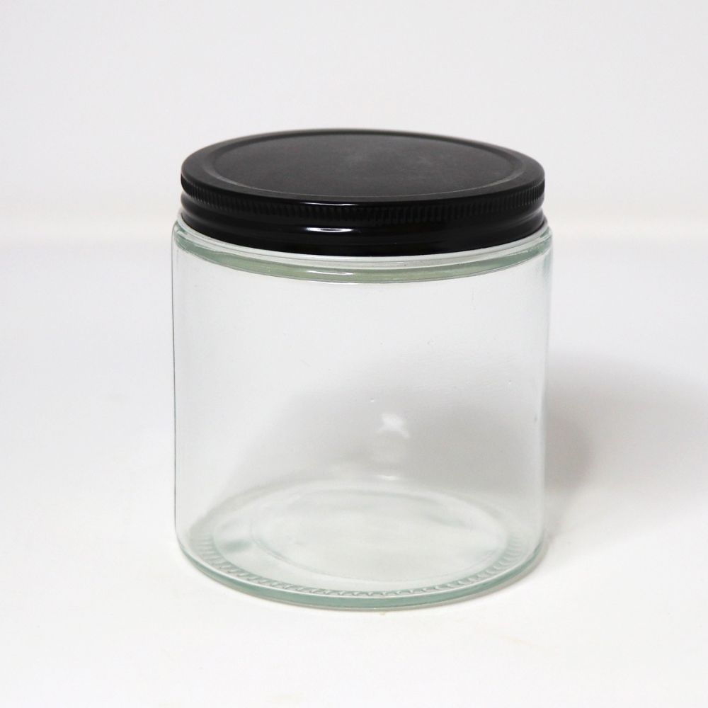 Artisan Avenue Clear 16oz Glass Jar With Cap