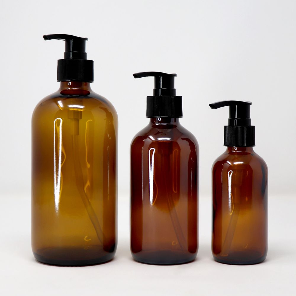 Artisan Avenue Glass Bottle with Saddle Pump