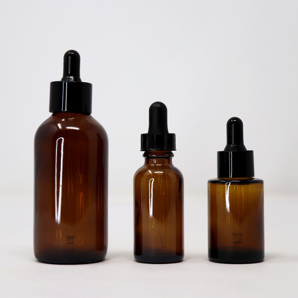 Artisan Avenue Amber Glass Bottle with Dropper