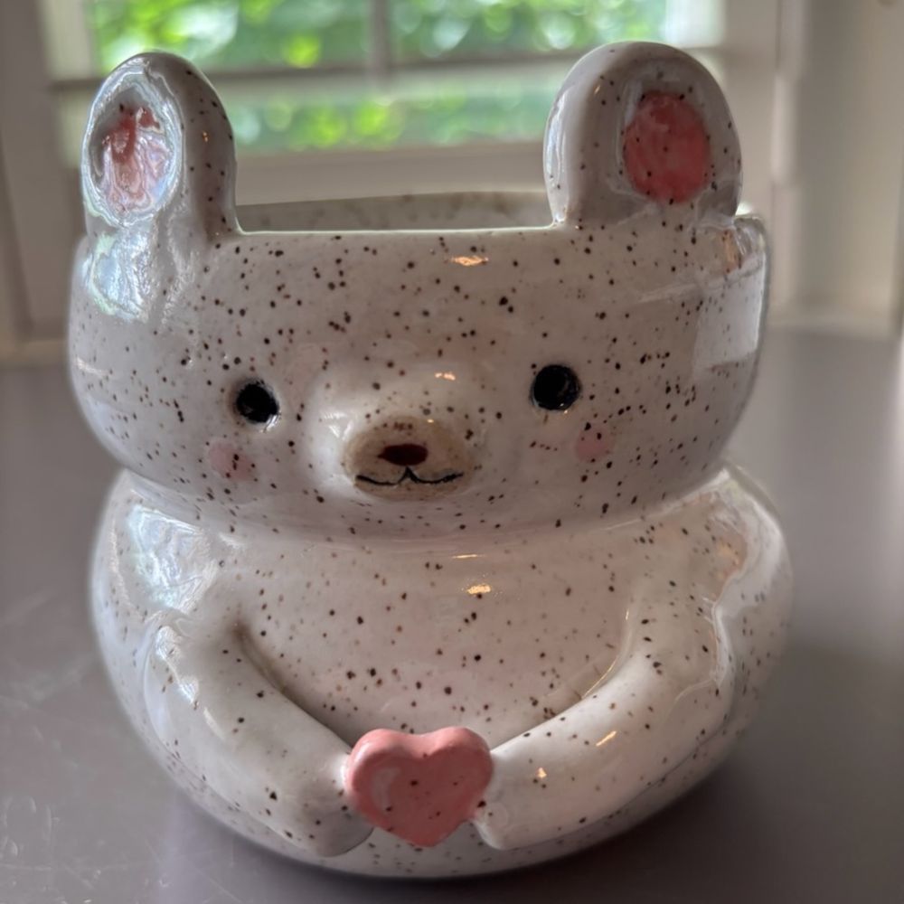 Sakura Bear Vase/Planter