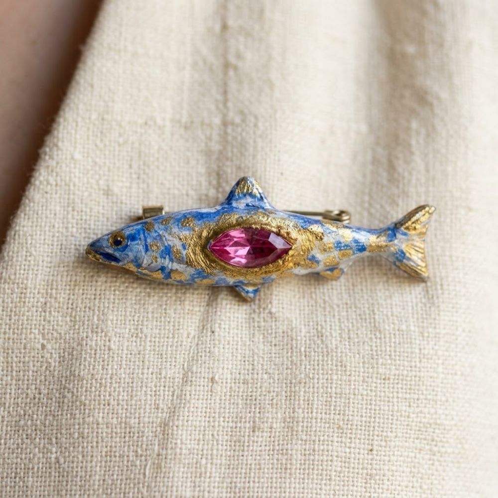 PG Fish Brooch